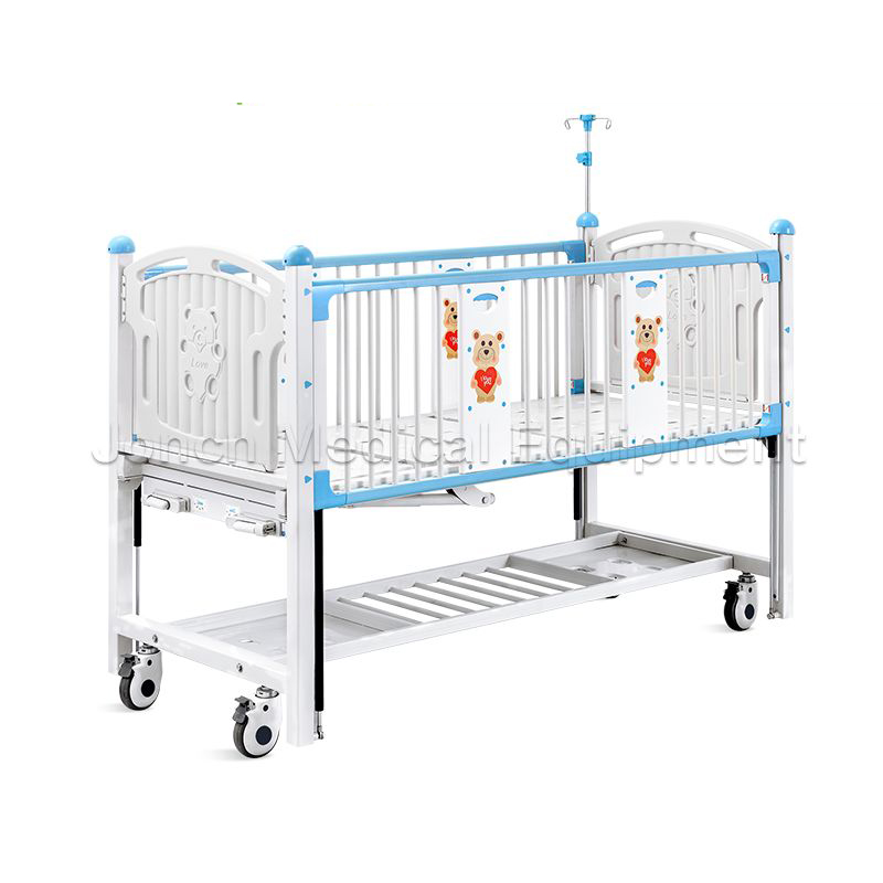 CD180001 Manual Controlled Multi-Functional Baby Nursing Bed with Guardrails