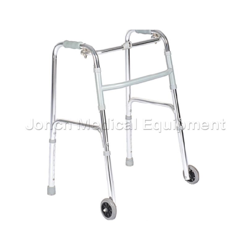 RL205001 Height Adjustable Foldable Aluminum Rollator Walker For Rehabilitation and Walking Support