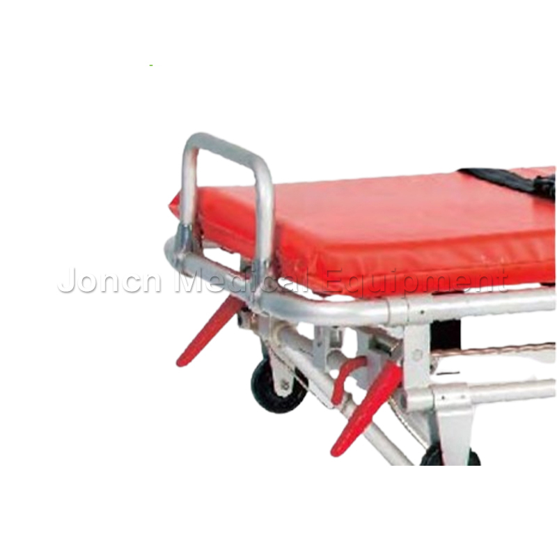 ST200023 First-aid Medical Collapsible Aluminum Alloy Ambulance Stretcher with Wheel