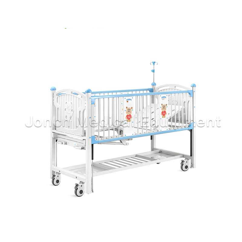 CD180001 Manual Controlled Multi-Functional Baby Nursing Bed with Guardrails