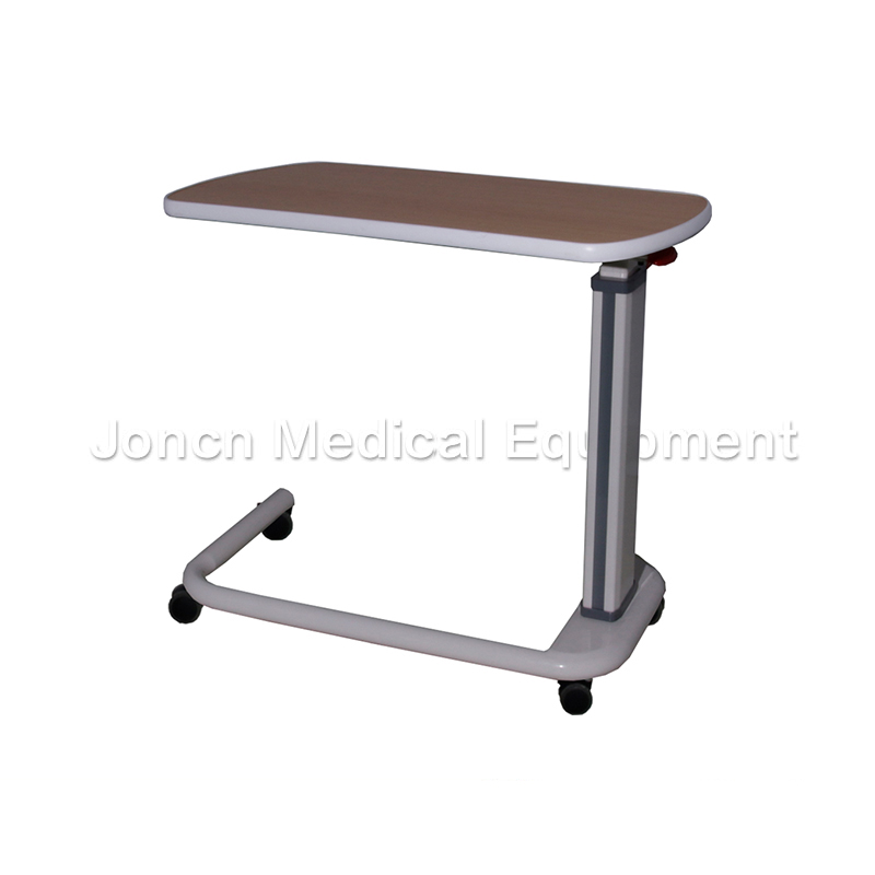 OBT-B05 Sturdy Aluminum Alloy Material Medical Patient Dining Overbed Table