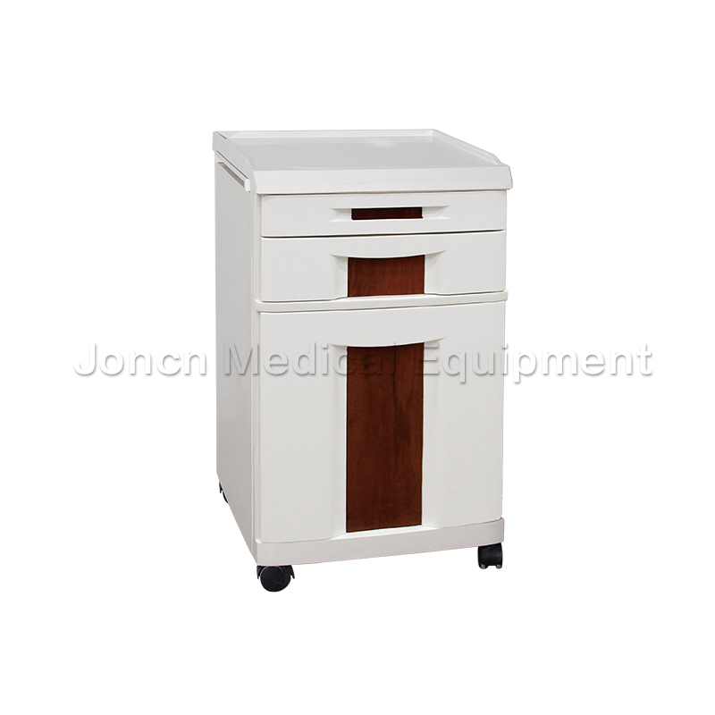 BSJ012-22 ABS Hospital Bedside Cabinet with Silent Wheels