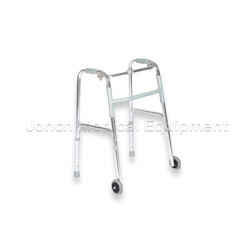 RL205001 Height Adjustable Foldable Aluminum Rollator Walker For Rehabilitation and Walking Support