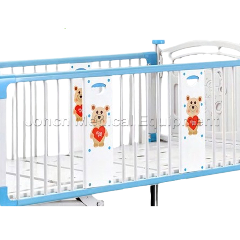 CD180001 Manual Controlled Multi-Functional Baby Nursing Bed with Guardrails