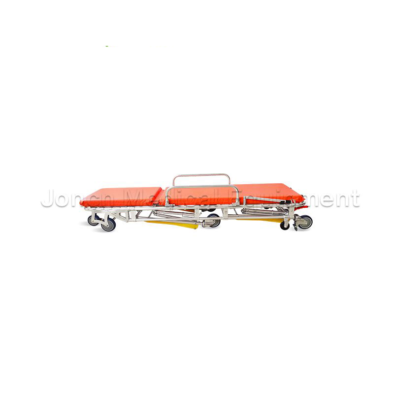 ST200023 First-aid Medical Collapsible Aluminum Alloy Ambulance Stretcher with Wheel