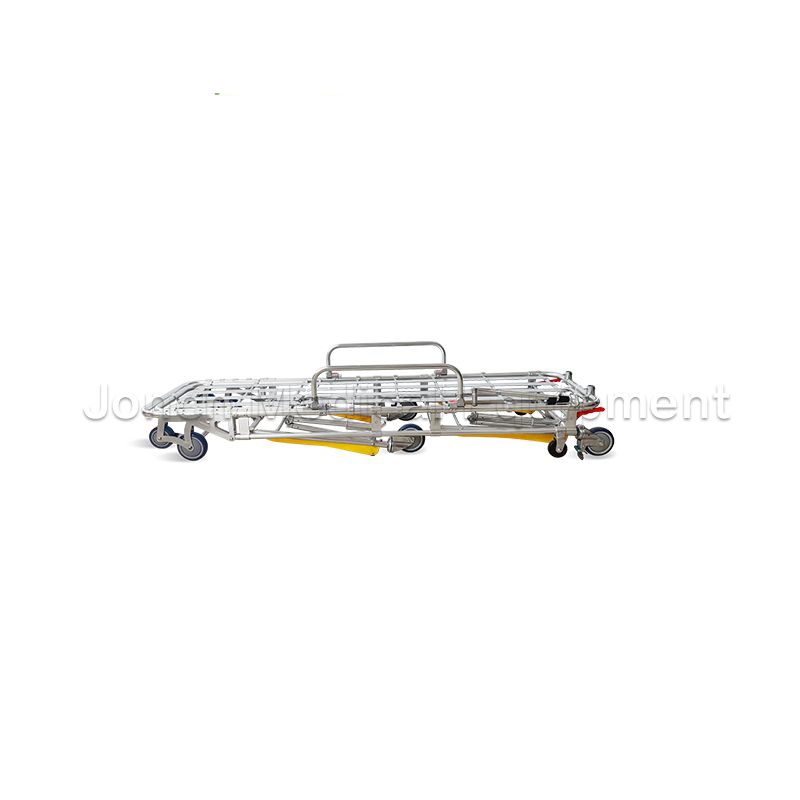 ST200023 First-aid Medical Collapsible Aluminum Alloy Ambulance Stretcher with Wheel