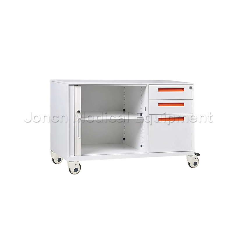 Space-saving Metal Filing Cabinet for Office Use Storage with Cupboard