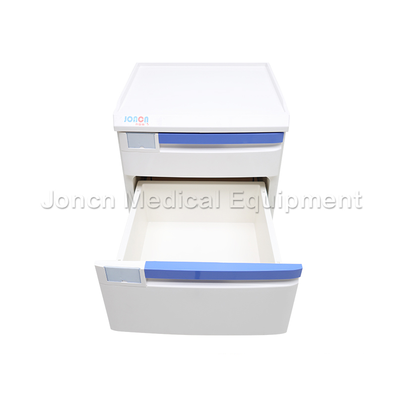 BS012-31 Mixed ABS Plastic Hospital Bedside Cabinet With Drawer