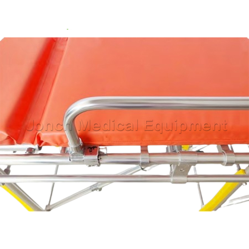 ST200023 First-aid Medical Collapsible Aluminum Alloy Ambulance Stretcher with Wheel