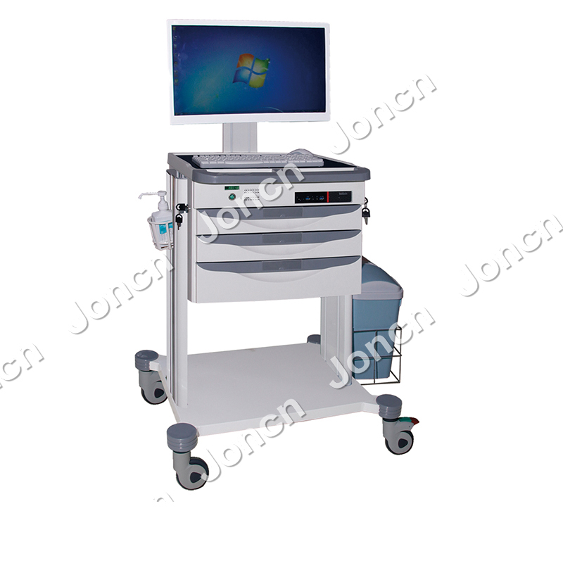 E-NT-52061S1 Quality Wireless Nursing Trolley