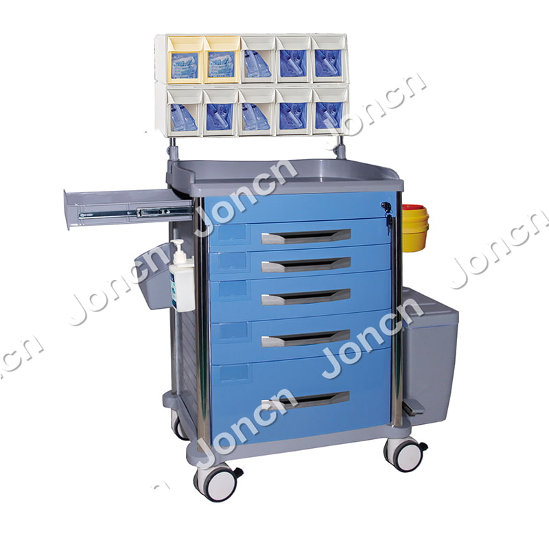 AT-650J26S Mobile Clinic Patient Care Medication Equipment Medicine Anesthesia Cart Hospital Trolley