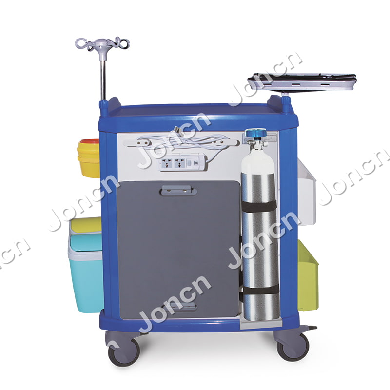 AT-780J28B6 Medical Hospital ABS Anesthesia Trolley with OEM ODM Medicine Cart