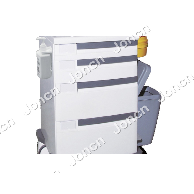 E-WT-508J62A1 MEDICAL OEM Available Hospital Furniture Cheap Price Medicine Trolley ABS Workstaion Cart