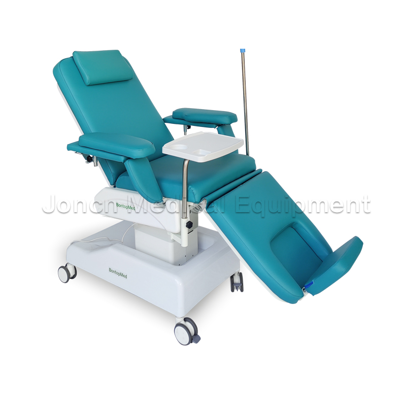 DC188010 Professional Medical Exam Equipment Three Function Adjustable Electric Patient Dialysis Chair