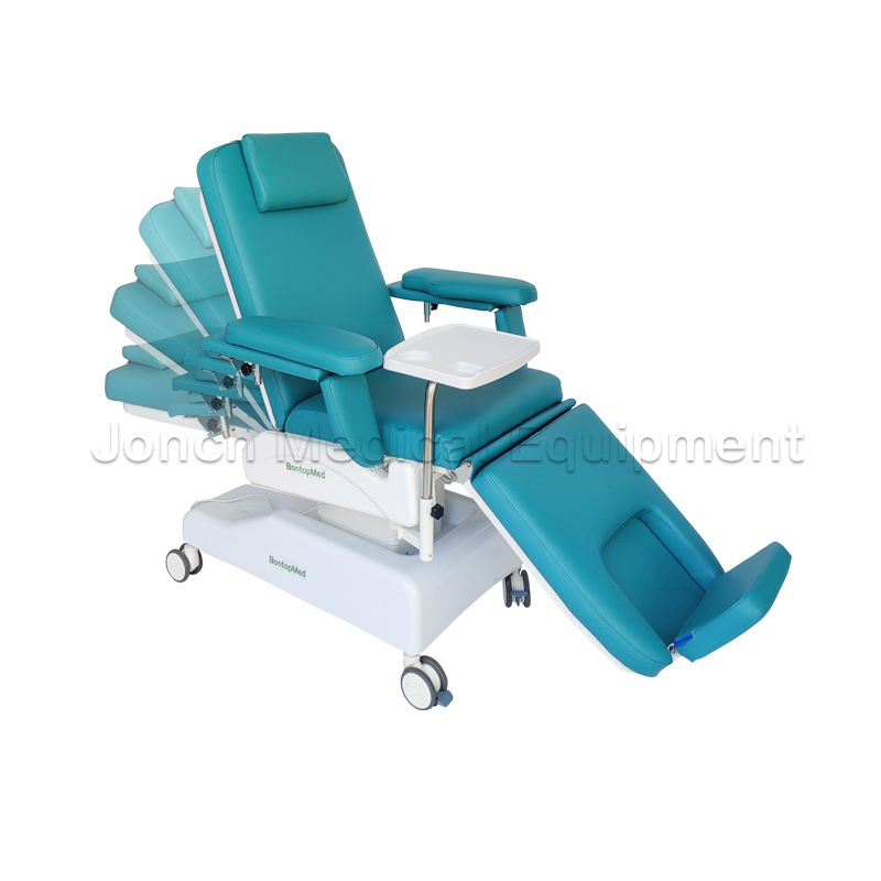 DC188010 Professional Medical Exam Equipment Three Function Adjustable Electric Patient Dialysis Chair