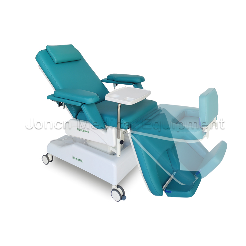 DC188010 Professional Medical Exam Equipment Three Function Adjustable Electric Patient Dialysis Chair