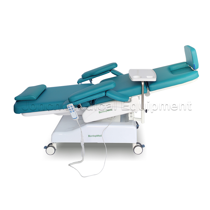 DC188010 Professional Medical Exam Equipment Three Function Adjustable Electric Patient Dialysis Chair