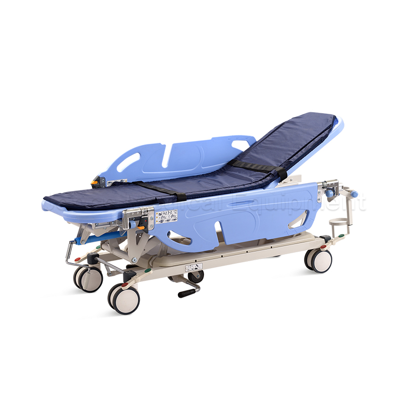 PT200006 Hospital Emergency Medical Patient Transfer Stretcher Trolley For Ambulance