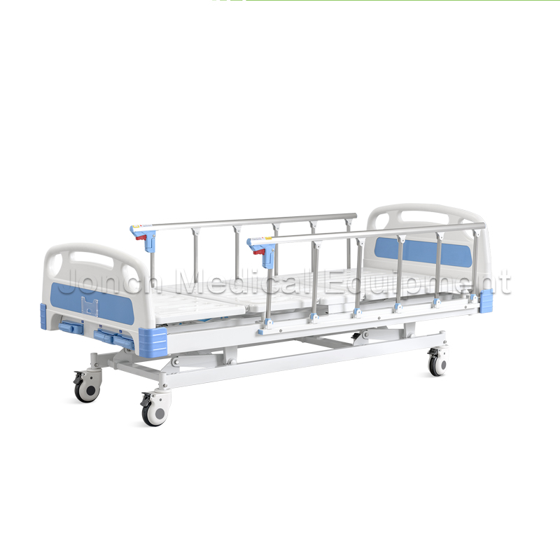 MD200003 Three Function Hospital Furniture Manual Hospital Nursing Bed for Patients Home Care Bed