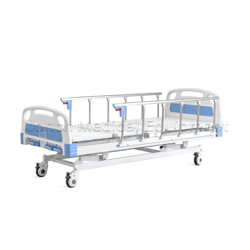 MD200003 Three Function Hospital Furniture Manual Hospital Nursing Bed for Patients Home Care Bed