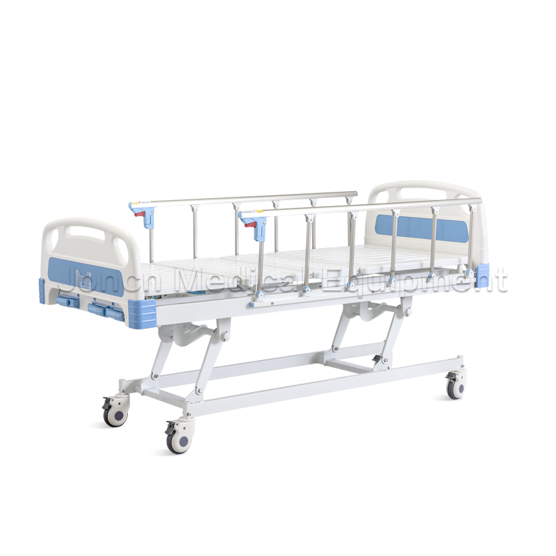 MD200003 Three Function Hospital Furniture Manual Hospital Nursing Bed for Patients Home Care Bed