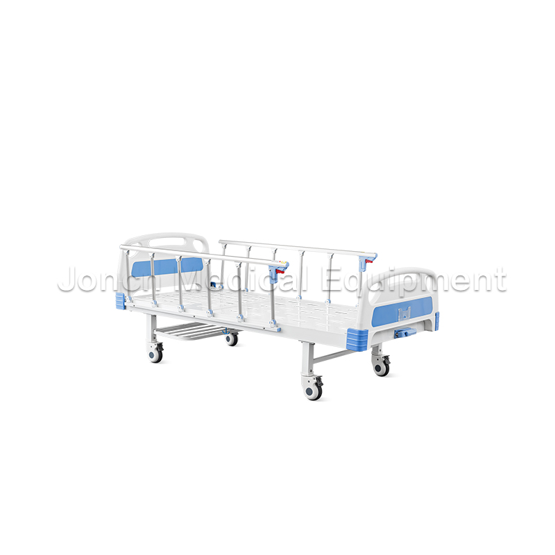 MD200005 Customized Single Crank Metal Frame ABS Manual Medical Hospital Bed