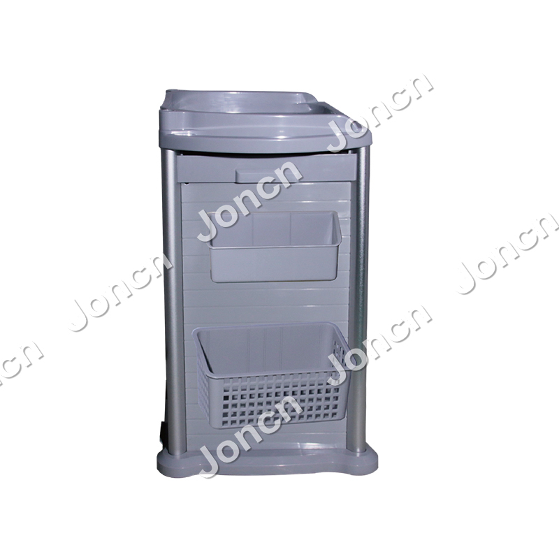 ET-750J77A Medical Hospital Clinic Furniture ABS 5 Drawers Emergency Crash Trolley Cart 