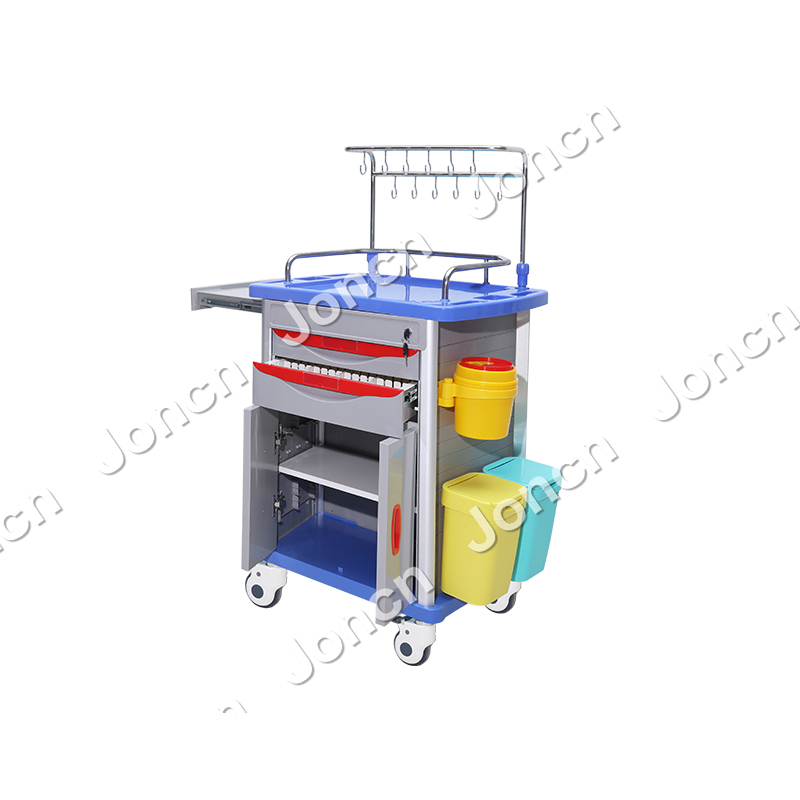 ITT-75001E2 Factory Price Hospital clinic cart movable infusion ABS trolley cart