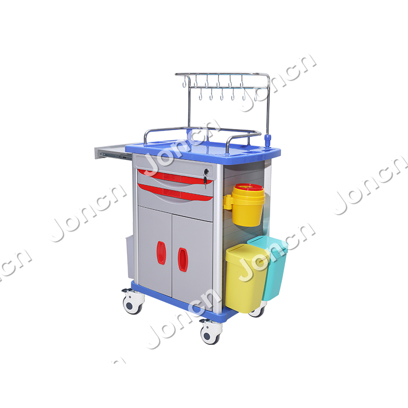 ITT-75001E2 Factory Price Hospital clinic cart movable infusion ABS trolley cart