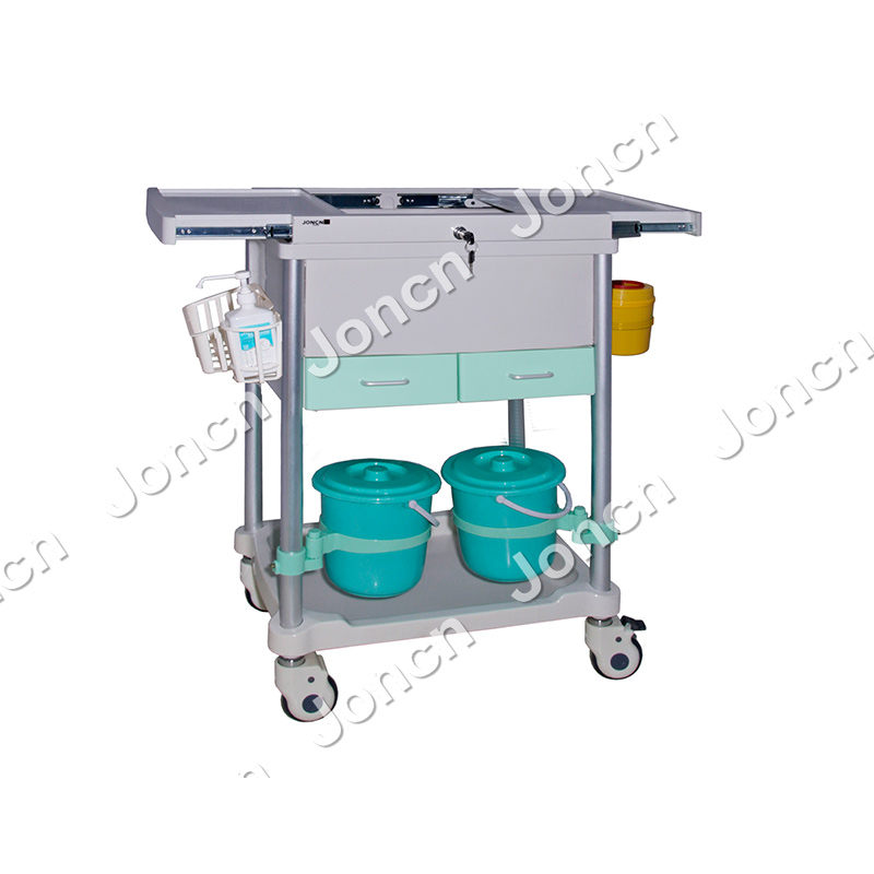 CT-46032J3 Hospital Or Clinic Stainless steel Medical trolley Anesthesiologist Cart For Easy Sliding