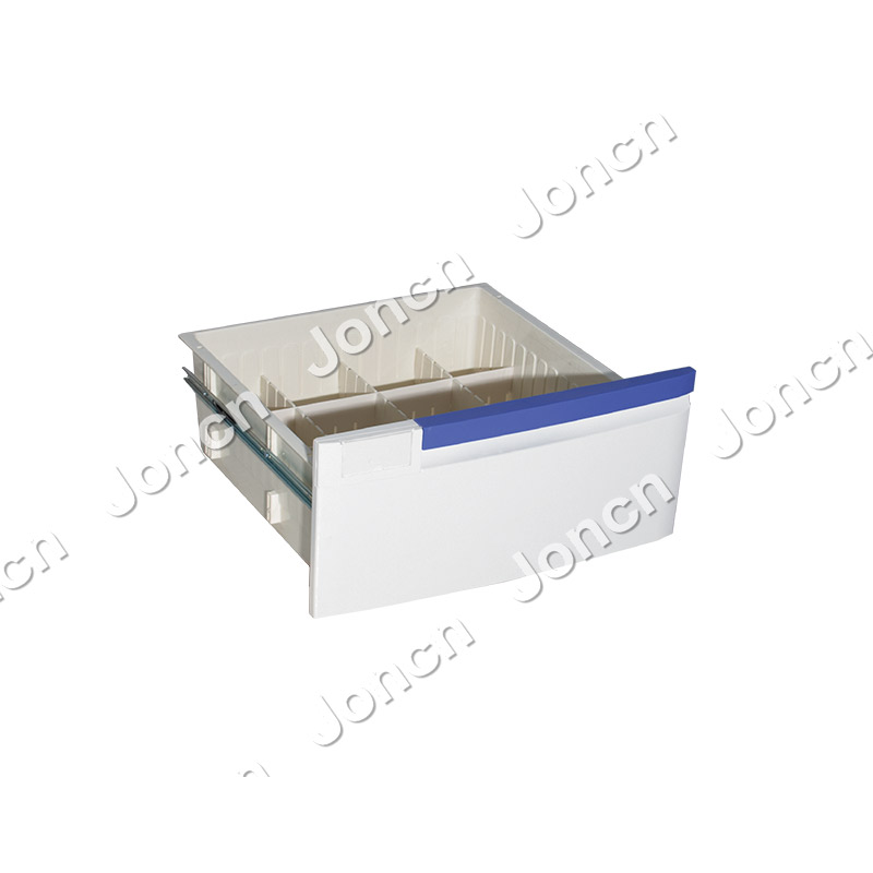 ET-655J38-CS OEM/ODM ABS Plastic Medical Emergency  Trolley for Hospital Usage Medicine Trolley Cart