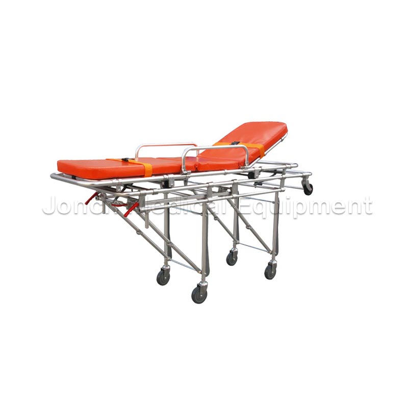 ST200065 Hospital Aluminum Alloy Ambulance Stretcher Medical Ambulance Stretcher Folding Stretcher For Rescue Transfer Patient