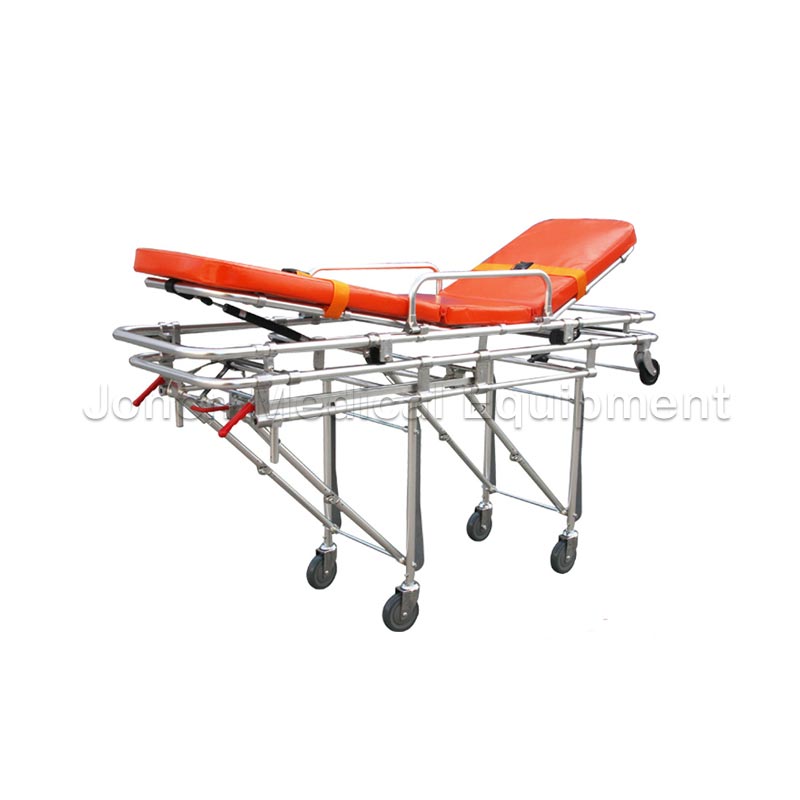 ST200065 Hospital Aluminum Alloy Ambulance Stretcher Medical Ambulance Stretcher Folding Stretcher For Rescue Transfer Patient