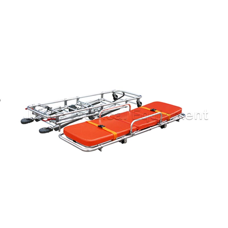 ST200065 Hospital Aluminum Alloy Ambulance Stretcher Medical Ambulance Stretcher Folding Stretcher For Rescue Transfer Patient