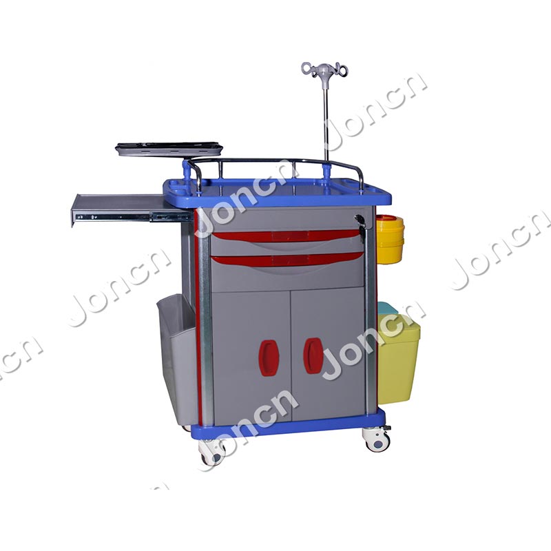 ET-85011EF Emergency Crash Cart Emergency Trolley Hospital Medical Emergency Crash Cart Trolley Manufacturers