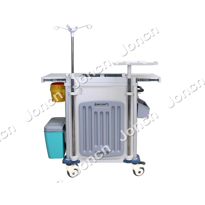 ET-65032J Wholesale Hospital ABS patient emergency trolley cart Medical Crash Cart with Factory Price