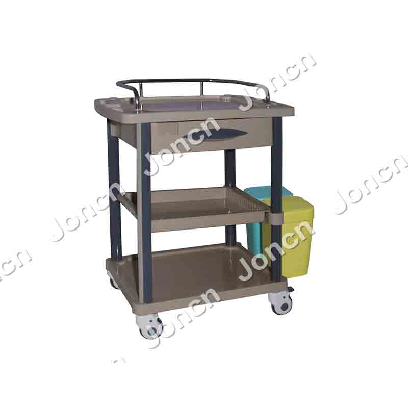 CT-75031D ABS Medical Anesthesia Trolley Clinic Nurse Trolley with drawers 