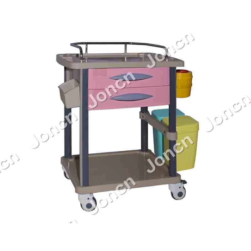 CT-75031D ABS Medical Anesthesia Trolley Clinic Nurse Trolley with drawers 