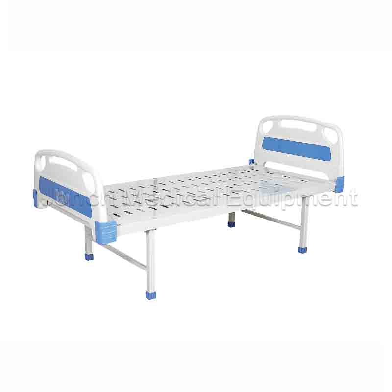 MD200007 Hospital furniture Multifunctional Manual ABS medical flat Bed for patient nursing