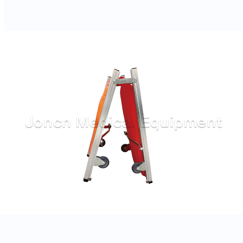 ST200032 Aluminum Alloy Folding Stretcher Portable Folded Ambulance Stretcher Bed 