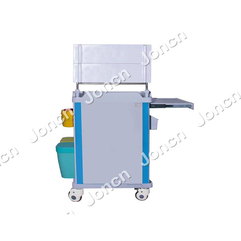 AT-62512B ABS Emergency Trolley And Cart With Drawers For Anesthesia Multifunctional Nursing Trolley 