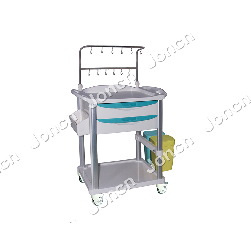 ITT-76076C Medical Hospital Furniture on Sale ABS Plastic Anesthesia Medical Cart Trolley