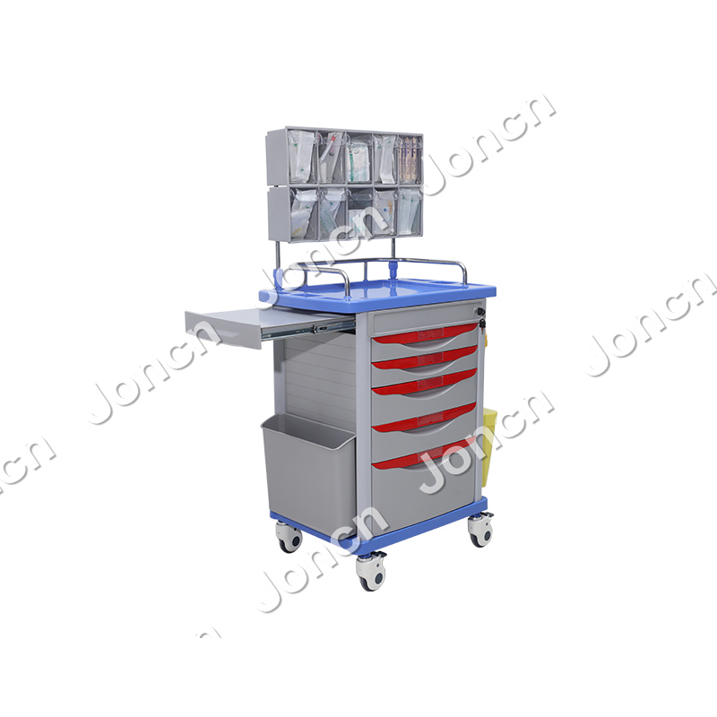 AT-75001B2 Anesthesia Cart Hospital Anesthesia Trolley Medical Cart For Clinic Use