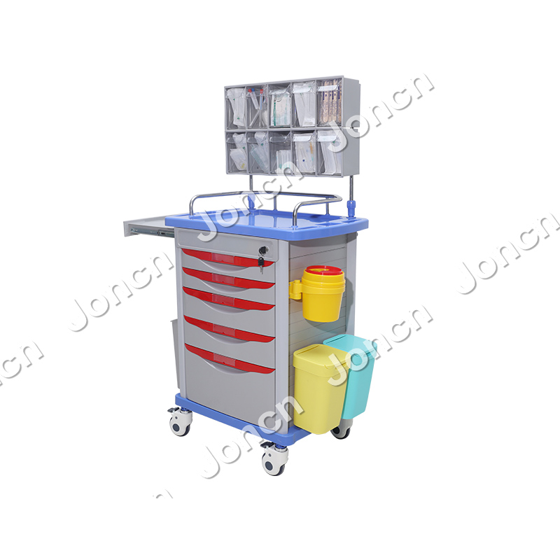 AT-75001B2 Anesthesia Cart Hospital Anesthesia Trolley Medical Cart For Clinic Use