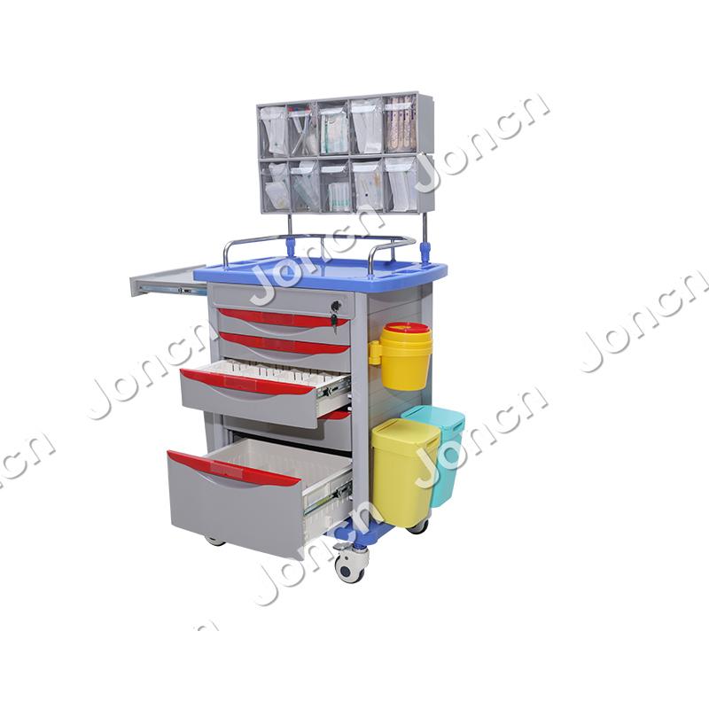 AT-75001B2 Anesthesia Cart Hospital Anesthesia Trolley Medical Cart For Clinic Use