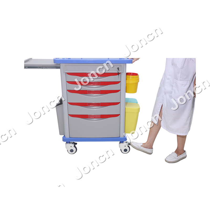 AT-75001B2 Anesthesia Cart Hospital Anesthesia Trolley Medical Cart For Clinic Use