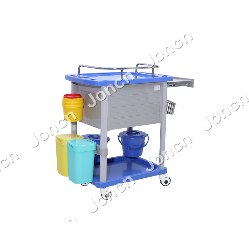 CT-75001D8 ABS Treatment Trolley Cart Medical Emergency Anesthesia Trolley Clinic Mobile Cart