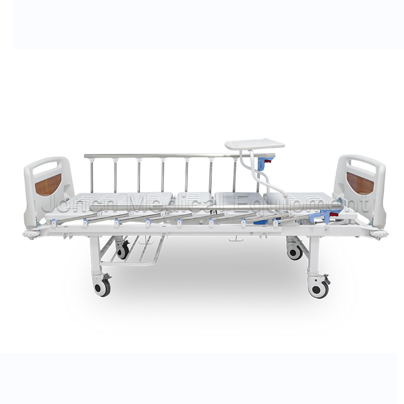 MD200008 Medical Equipment Two Functional Manual Adjustable 2 Cranks Hospital Beds For Sale