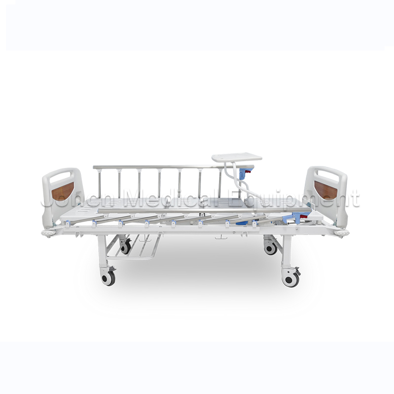 MD200008 Medical Equipment Two Functional Manual Adjustable 2 Cranks Hospital Beds For Sale