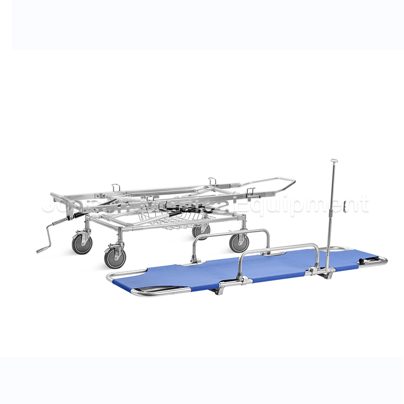 PT200012 MEDICAL Hospital Patient Aluminium Alloy Transfer Stretcher Bed Trolley For Sale